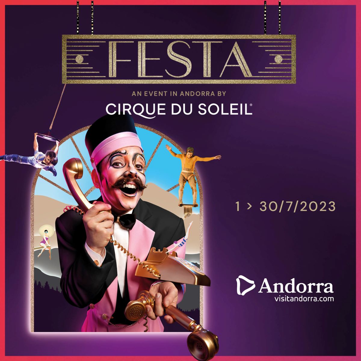 El Circo del Sol ha aterrizado en Andorra durante la temporada estival